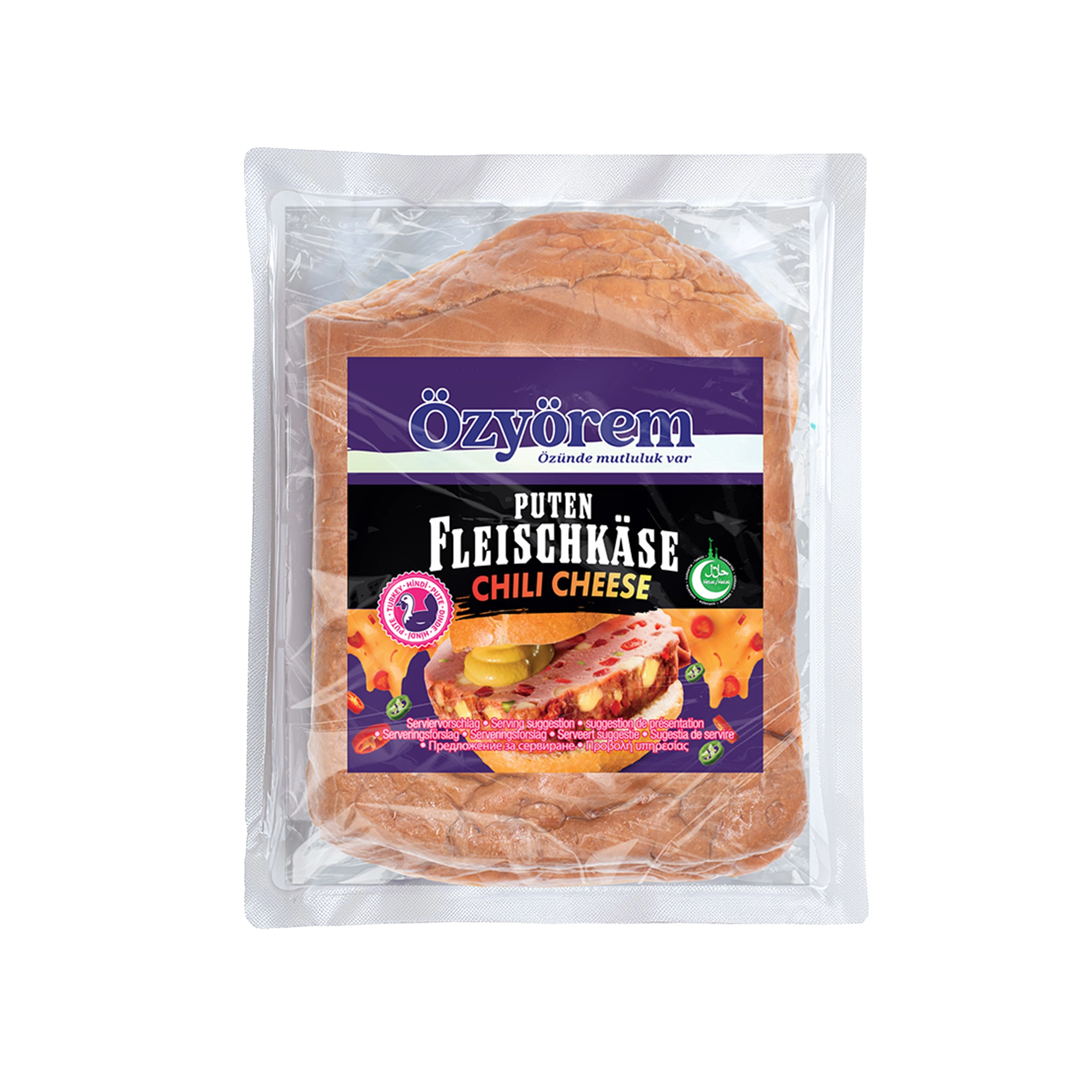Chili Cheese Puten Fleischkäse (650g)