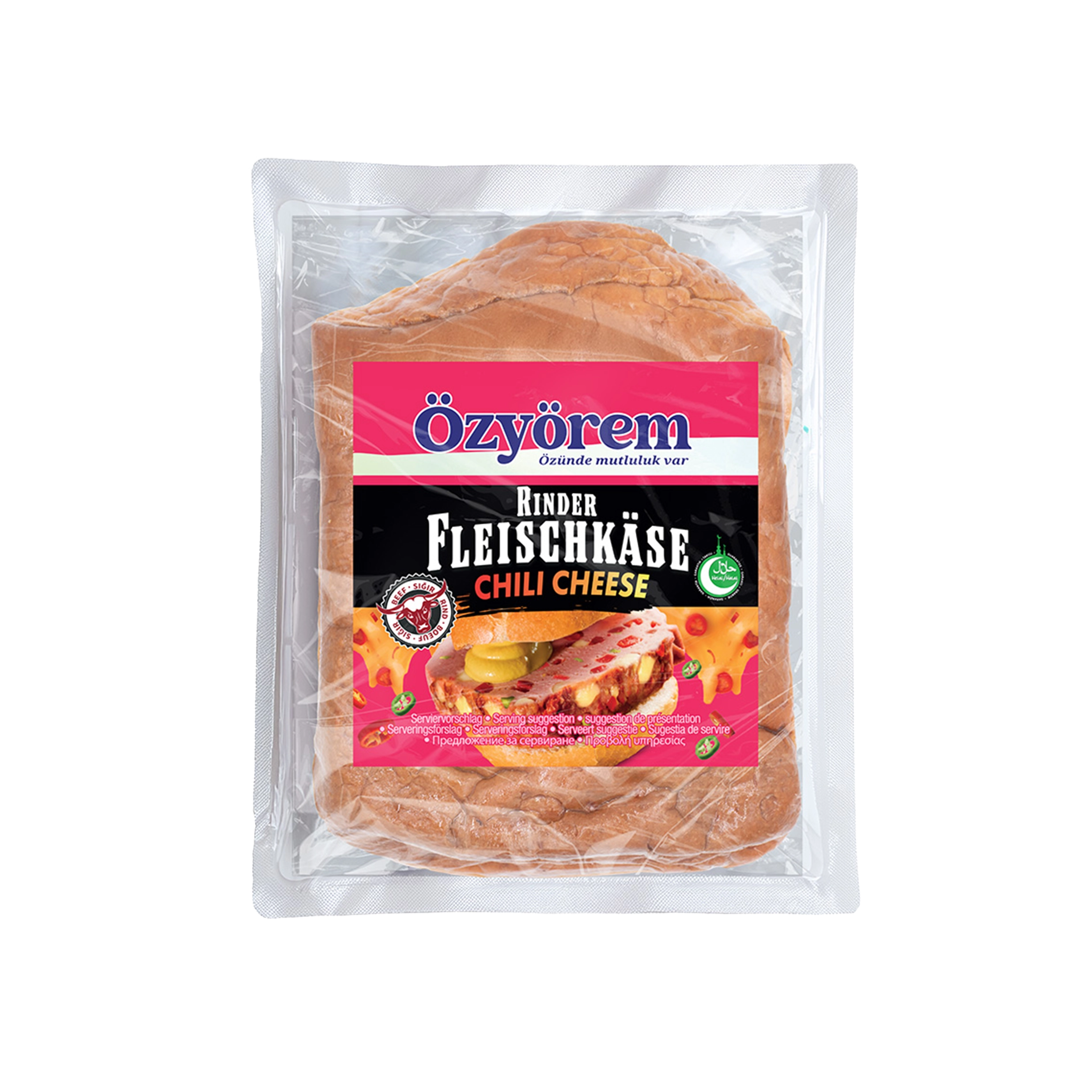 Chili Cheese Rinder Fleischkäse (650g)