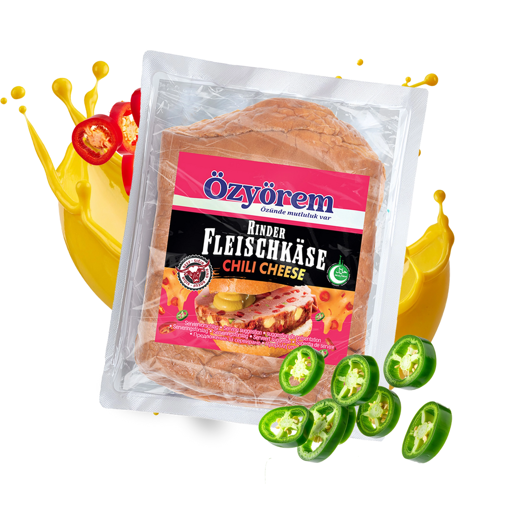 Chili Cheese Rinder Fleischkäse (650g)