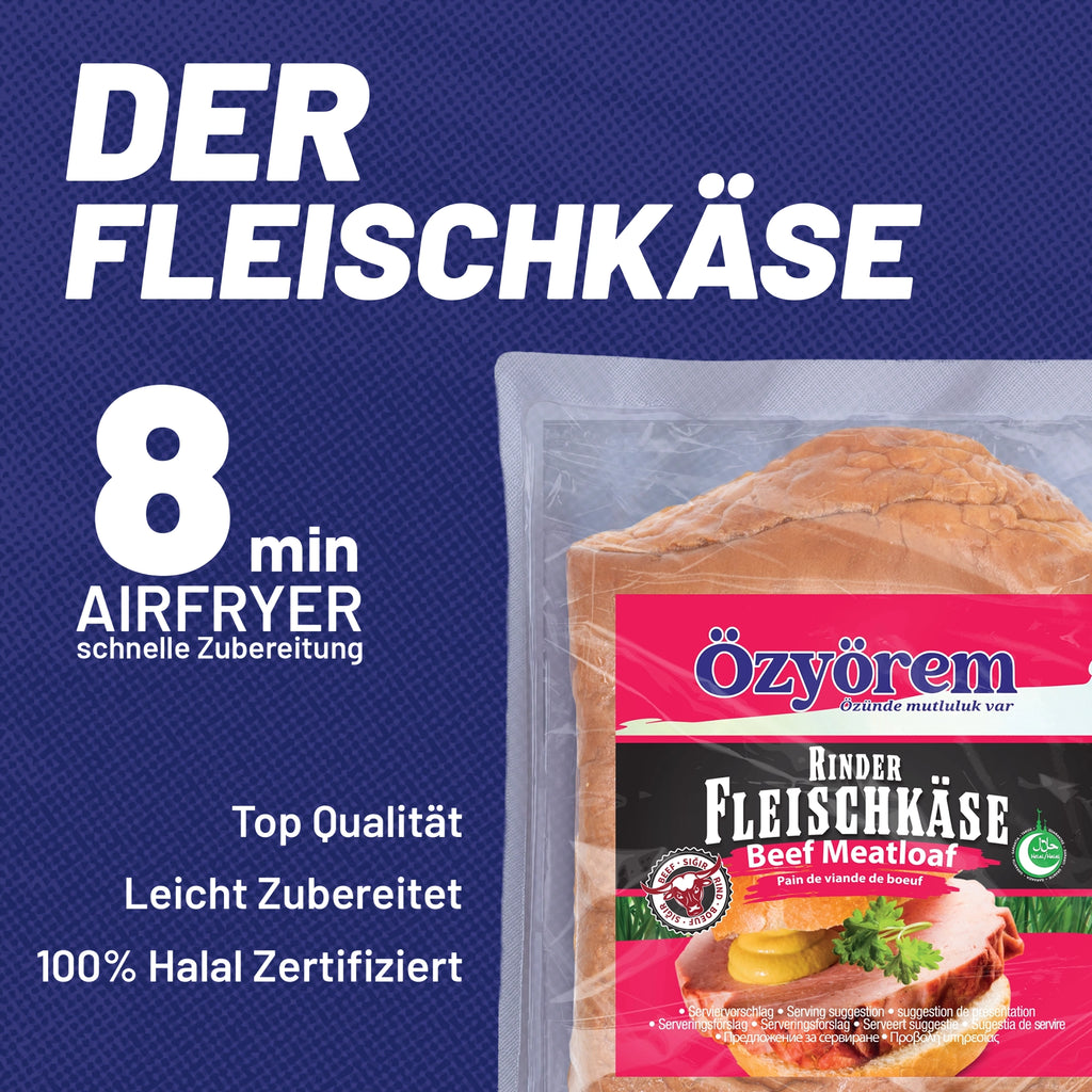 Rinder Fleischkäse (1000g)