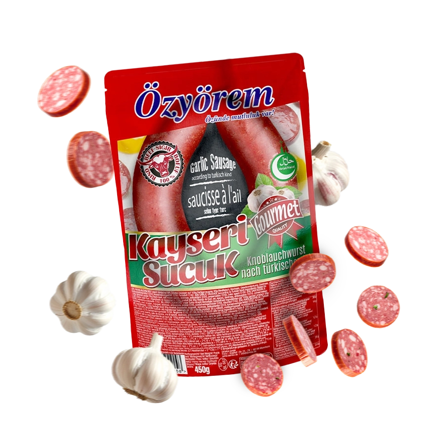 السجق بالثوم 