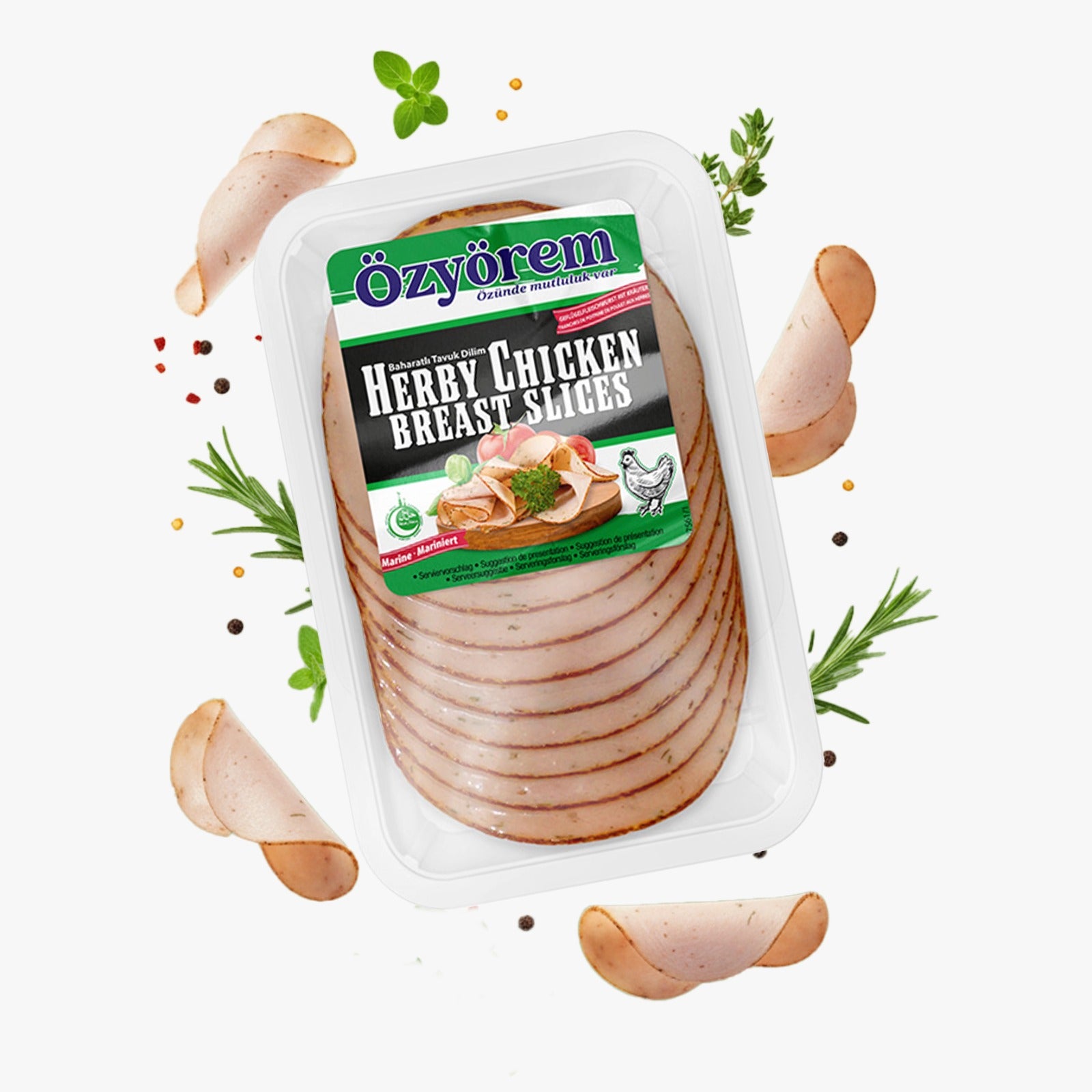 Geflügelwurst mit Kräuter (150g)