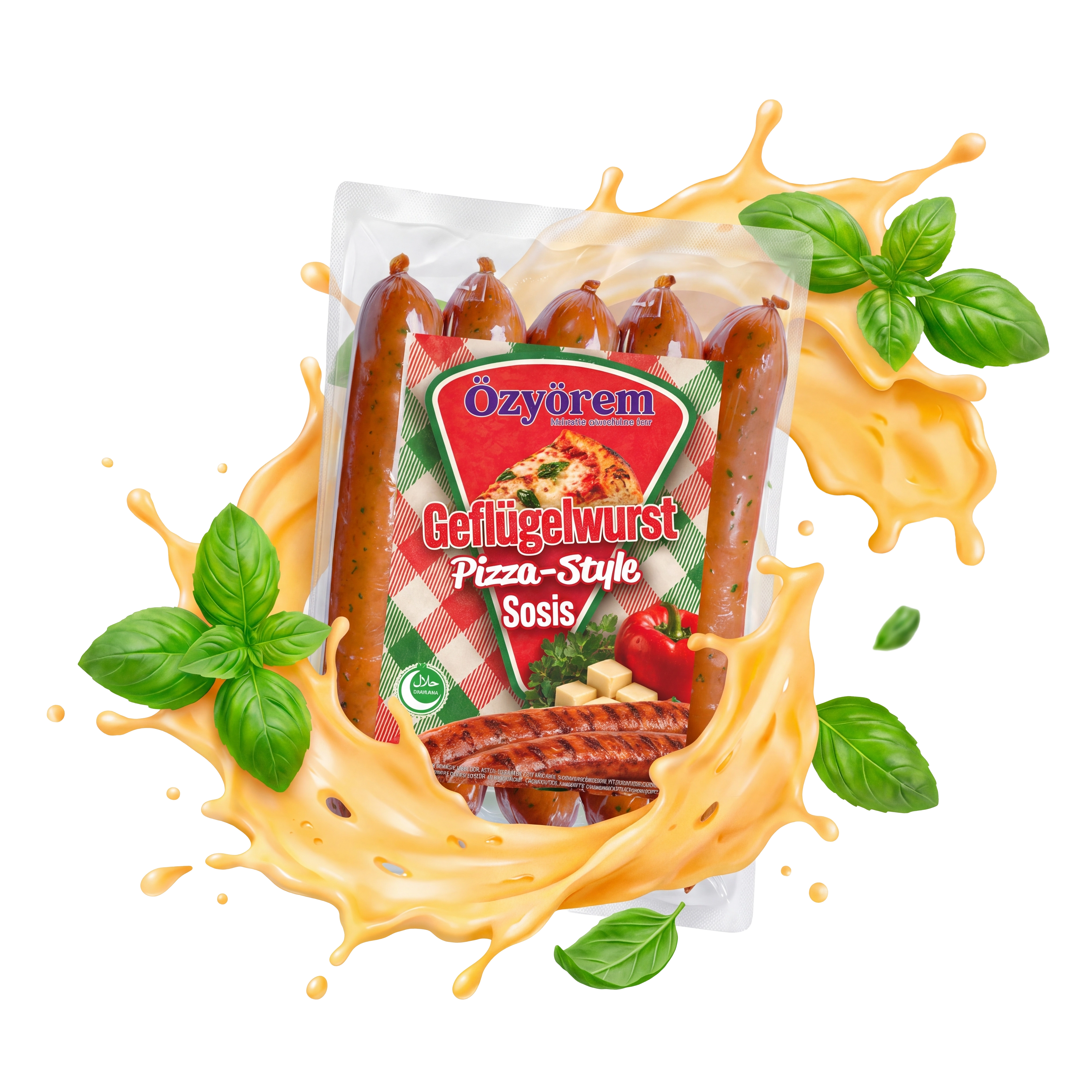 Pizza-Style Geflügelwurst (500g)
