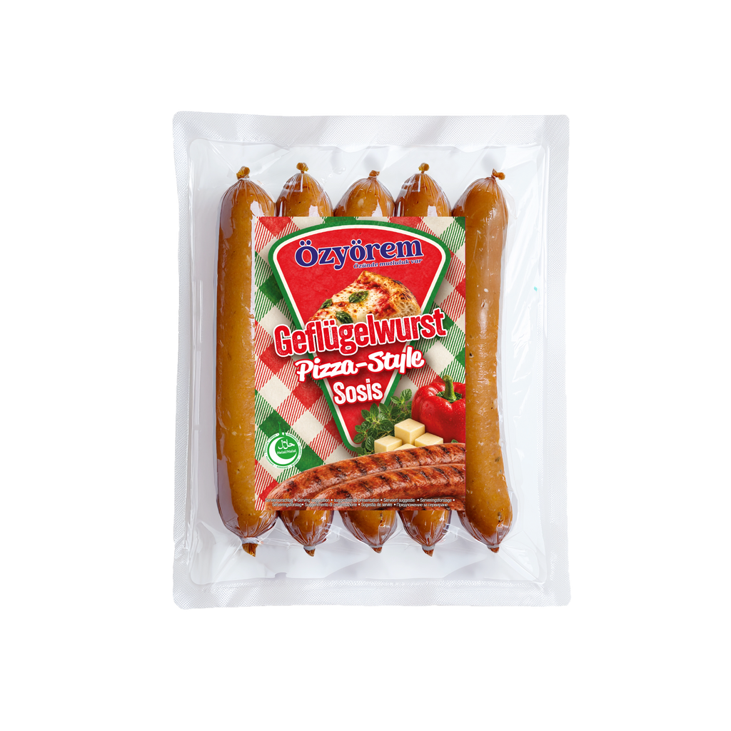 Pizza-Style Geflügelwurst (500g)
