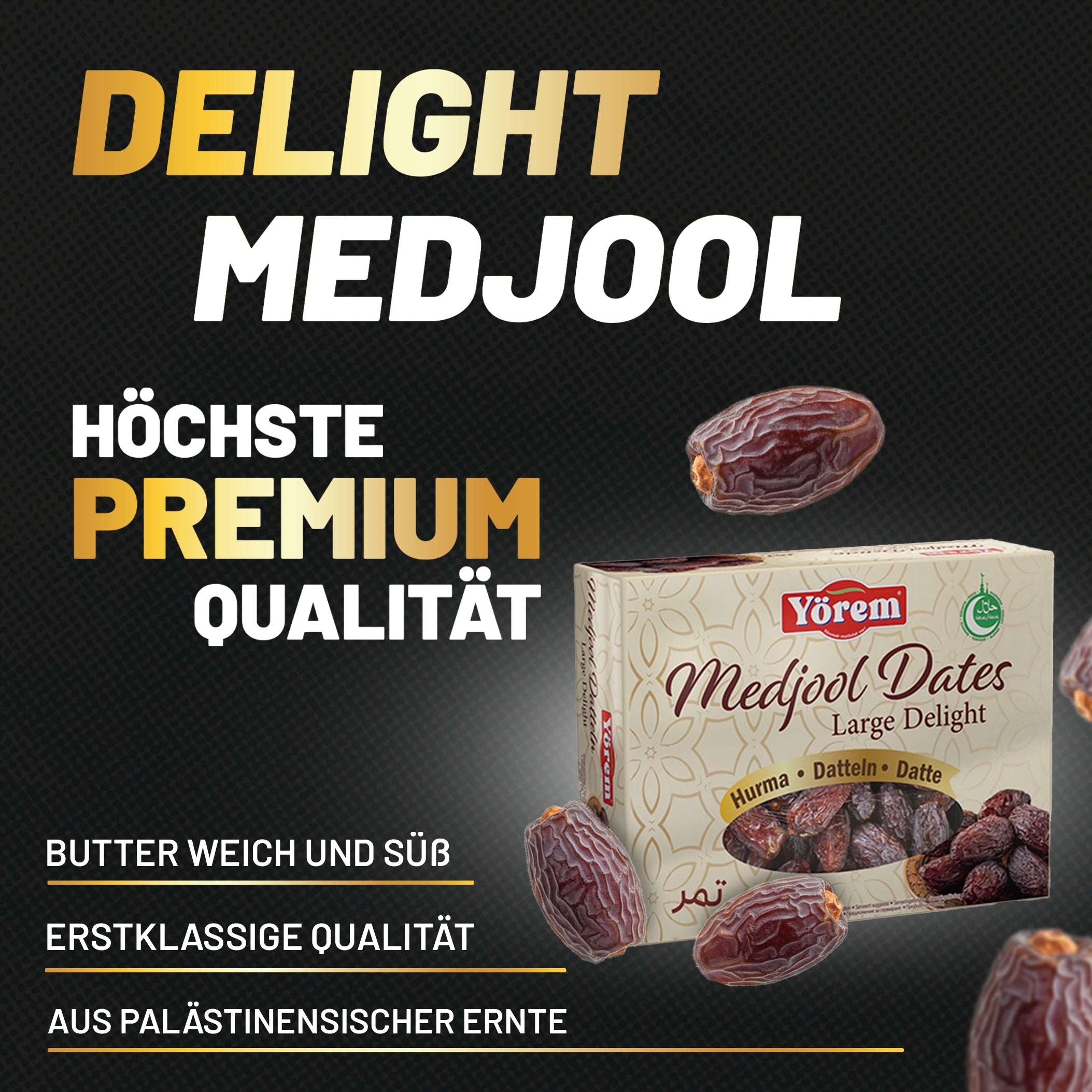 Premium Medjool Datteln (500g)